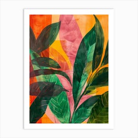 Tropical Leaves 103 Art Print