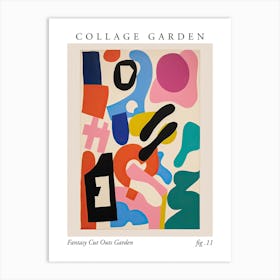 Collage Garden 11 Art Print