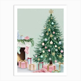 Christmas Tree 8 Art Print