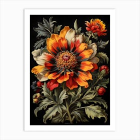 Indian Blanket Wildflower2 Art Print