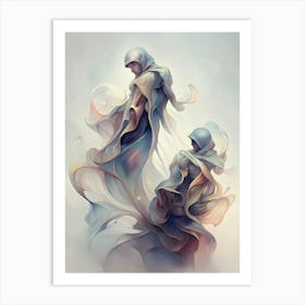 Angels In The Sky Art Print