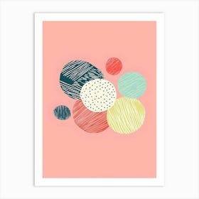 Abstract Circles Art Print