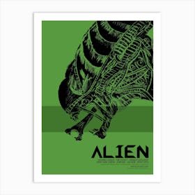 Alien artwork xenomorph Art Print