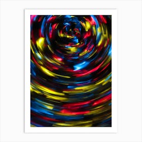 Abstract Colorful Lights Art Print