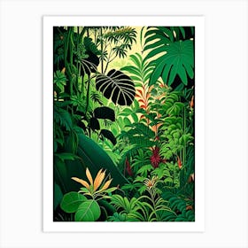 Majestic Jungle 2 Botanical Art Print