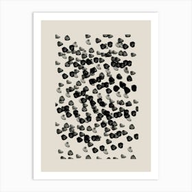 Black Dots Art Print