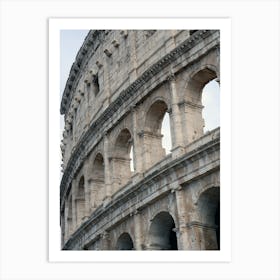Colosseum Rome 2 Vertical Italy Italia Italian photo photography art travel Art Print