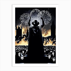 V For Vendetta movie Art Print