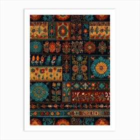 Islamic Rug Art Print