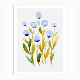 Simple Flowers Art Print