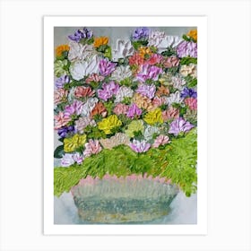 Flowers In A Pot Art Print