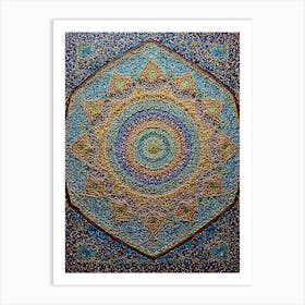 Abstract Mandala 4 Art Print