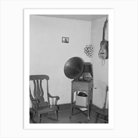 Corner Of Living Room In Magney Monger S Farm House, Ellisville Township, Williams County, North Art Print