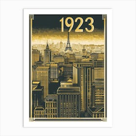 Aihrgdesign A Vintage Travel Poster Showcasing Art Deco Archi A9f90dc6 9c24 4844 B6ce 2d8d5b2fe473 2 Art Print