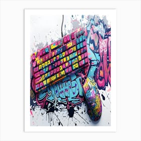 Keyboard And Mouse Art Print