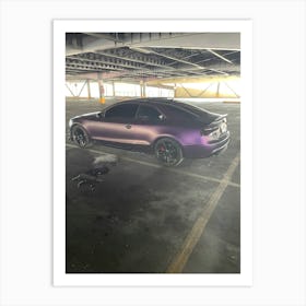 Purple Audi Rs5 2 Art Print