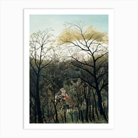 Rendezvous In The Forest, Henri Rousseau Art Print