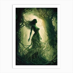 Green Goddess Art Print