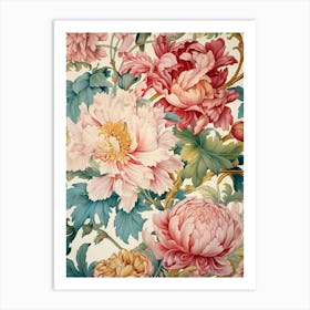 Floral Wallpaper 115 Art Print