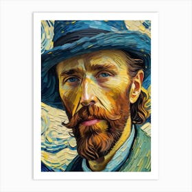 Van Gogh drawing Art Print