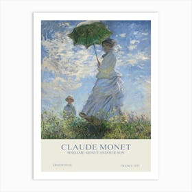 Claude Monet - Woman With A Parasol Art Print