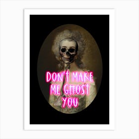 Lady Ghost Art Print