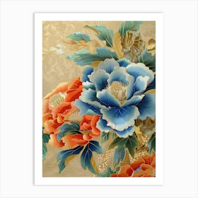 Chinese Flower Painting 60 Art Print