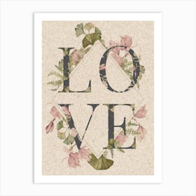 Floral Love Art Print