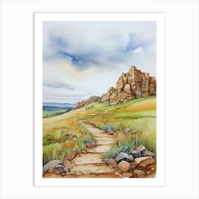 Path To The Mountains.4 Art Print