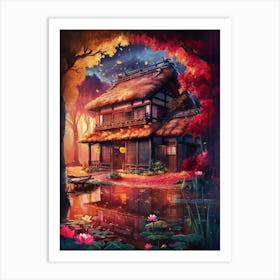 House In The Forest Art Print