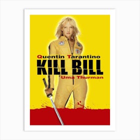 Kill Bill Official Film Action Sword Art Print