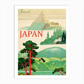 Japan Travel Poster Art Print