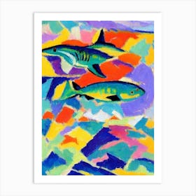 Sand Shark Matisse Inspired Art Print