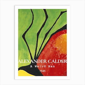 Alexander Calder A Weird Man 1909 Art Print