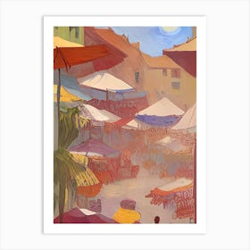 Arabian Market Art Print