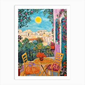 Tunis Tunisia 3 Fauvist Painting Art Print