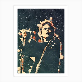 billie joe armstrong live concert Art Print