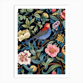 Floral Wallpaper 34 Art Print