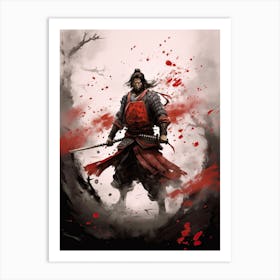 Samurai Katchu Shi Illustration 8 Art Print