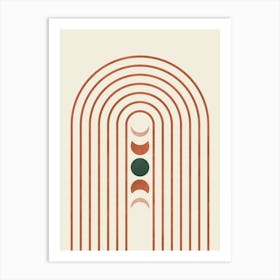 Circle minimalism 3 Art Print