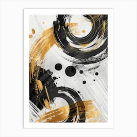 Abstract Circles Canvas Art Art Print