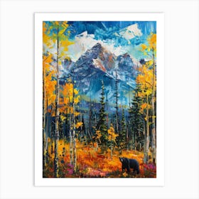 Bear In The Fall Art Print