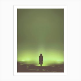 Lost in Green Fog Art Print