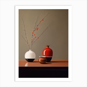 Asian Vases Art Print