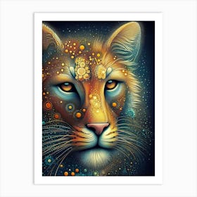 Lion Painting Art Print