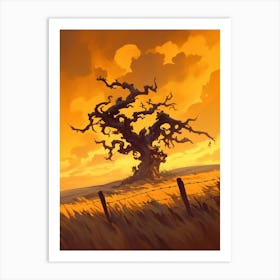 Dead Tree Art Print