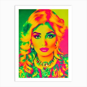 Payal Dev 2 Colourful Pop Art Art Print