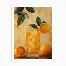 Orange Drink 13 Art Print