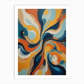 Abstract Painting Illusions of Space Art Print