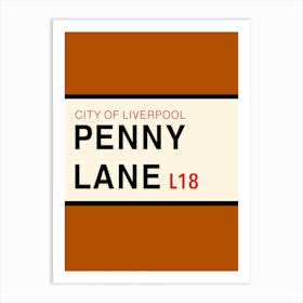 Penny Lane Art Print